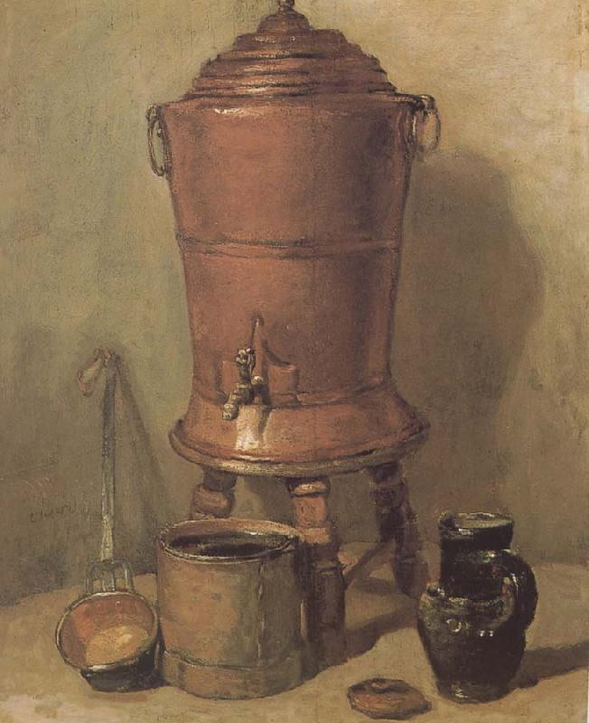 Jean Baptiste Simeon Chardin Copper water tank